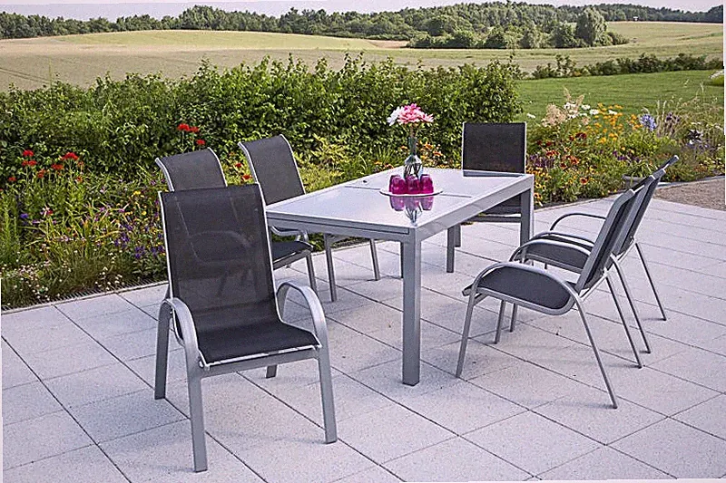 MX Gartenmöbel Set Amalfi 7tlg. Terrassenmöbel Esstischgruppe Gartengarnitur