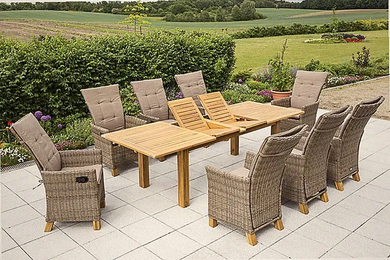 MX Gartenmöbel Set Toskana 17tlg. Gartengarnitur Esstischgruppe Terrassenmöbel