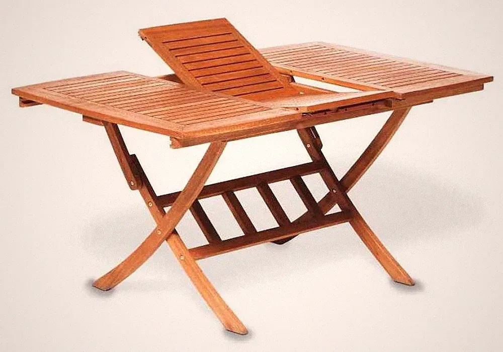 MX Gartentisch Klappausziehtisch Holz Terrassentisch Balkontisch Holztisch Tisch