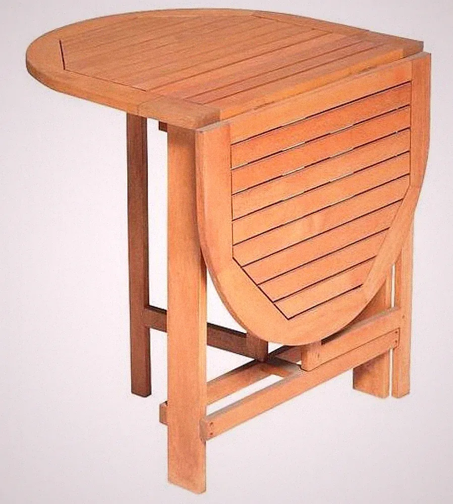 MX Gartentisch Oval I Holz Terrassentisch Balkontisch Holztisch Tisch Klappbar