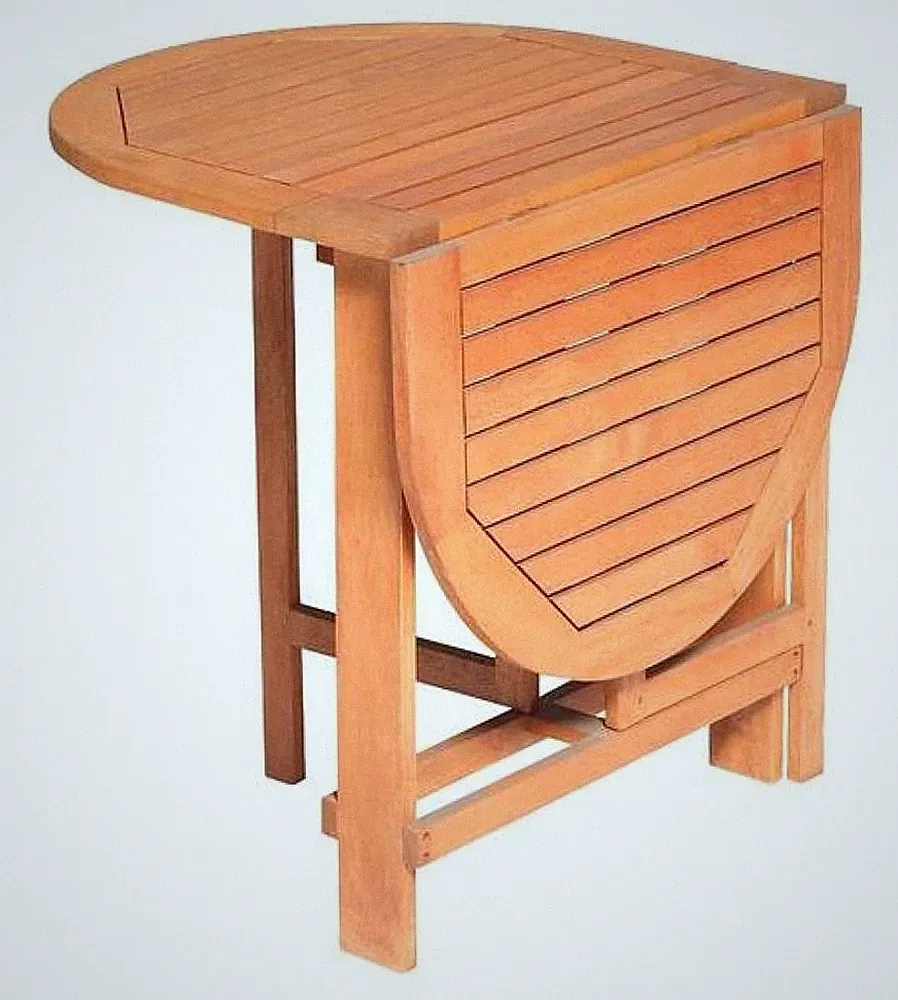 MX Gartentisch Oval I Holz Terrassentisch Balkontisch Holztisch Tisch Klappbar