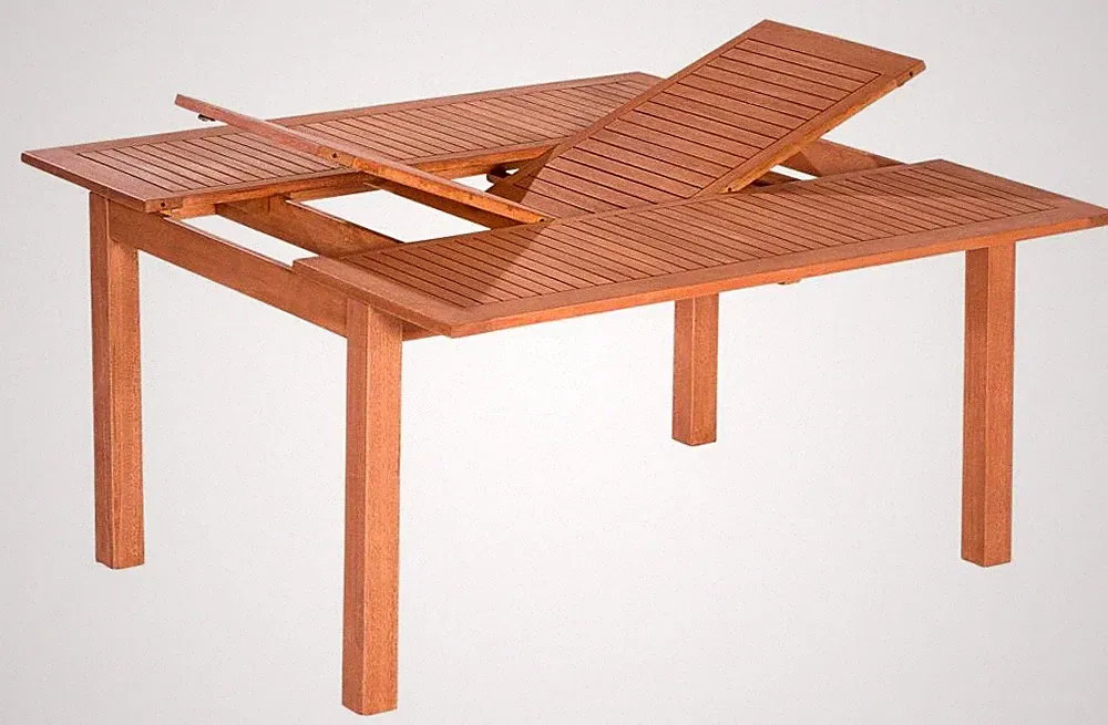MX Gartentisch Quadrat Ausziehtisch Holztisch Terrassentisch Esstisch Tisch