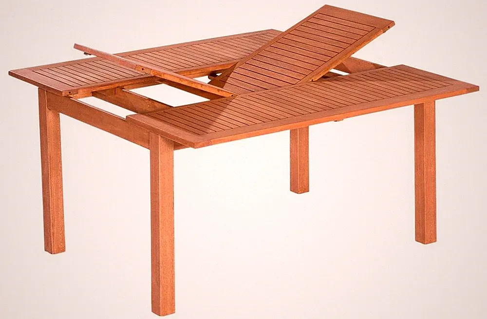 MX Gartentisch Quadrat Ausziehtisch Holztisch Terrassentisch Esstisch Tisch