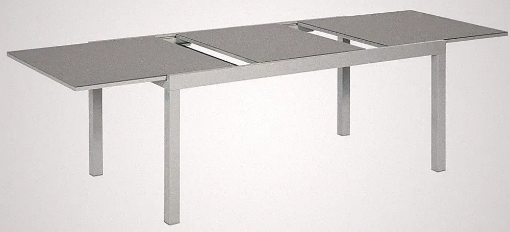 MX Gartentisch Semi ALU Ausziehtisch Glastisch Terrassentisch Esstisch Tisch