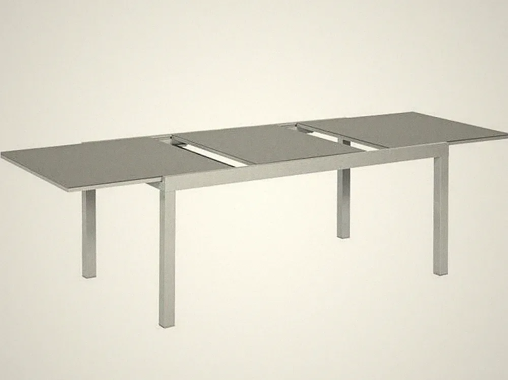 MX Gartentisch Semi ALU Ausziehtisch Terrassentisch Esstisch 200/300x110 cm
