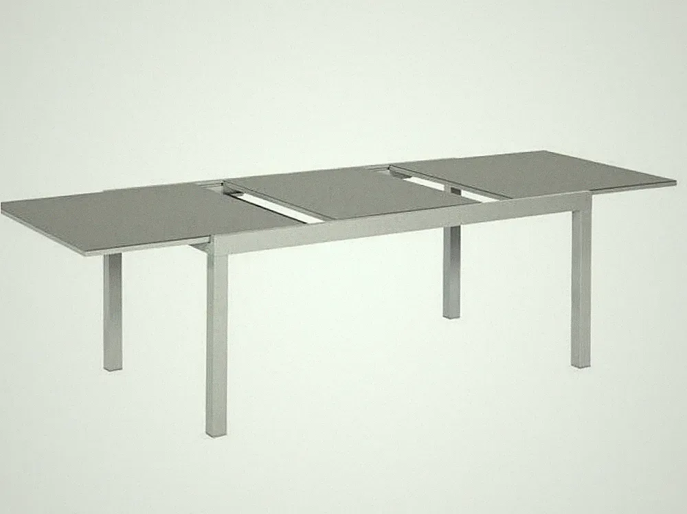 MX Gartentisch Semi ALU Ausziehtisch Terrassentisch Esstisch 200/300x110 cm