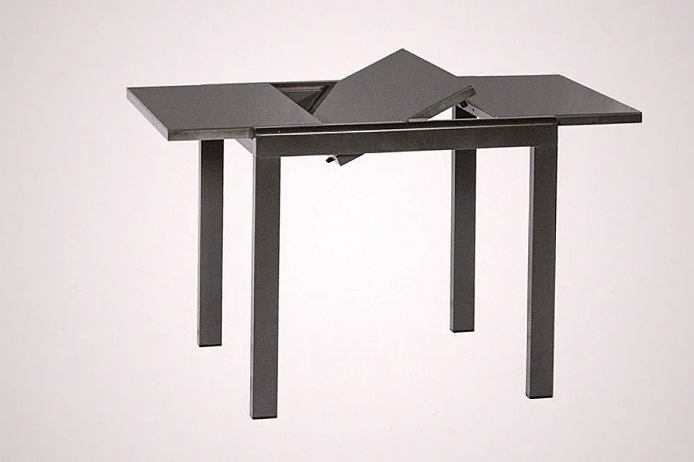 MX Gartentisch Semi Ausziehtisch Alutisch Terrassentisch Balkontisch 80/120x70cm