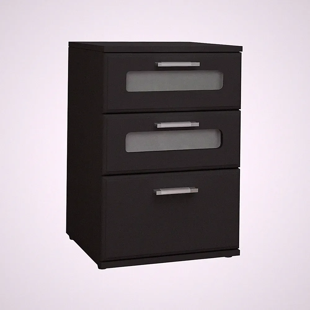 Nachttisch Nachtschrank Beistelltisch Boxspringbett Kommode 3 Schubladen Konsole