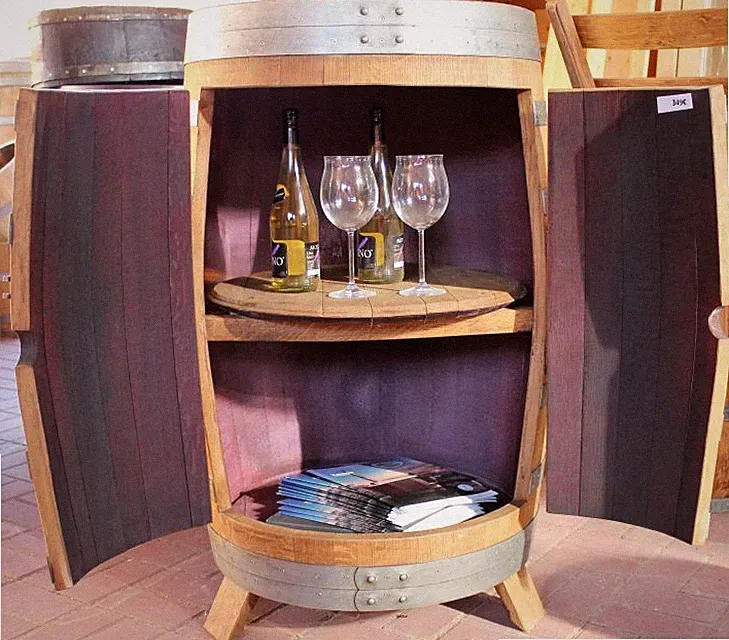 NEU 225-300L WEINFASS FASSBAR FASSTISCH EICHENFASS HOLZFAß BISTROTISCH STEHTISCH