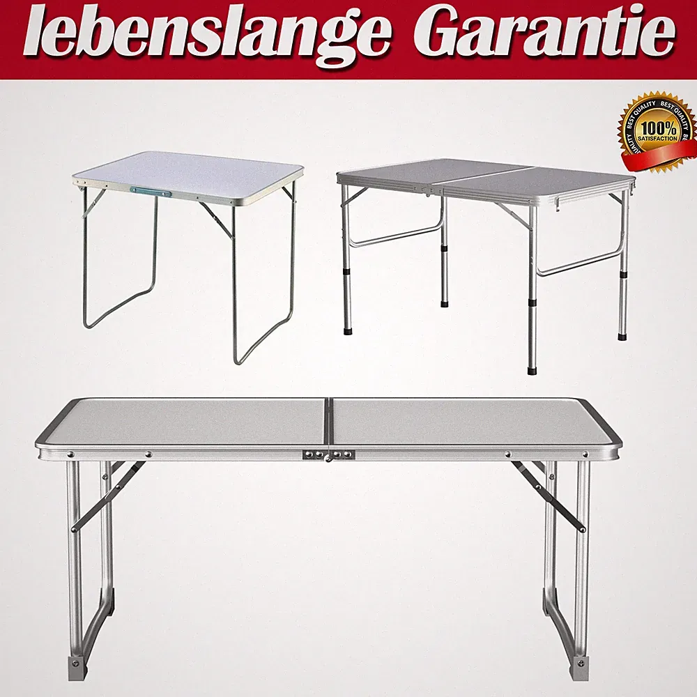 Neu Multifunktionstisch Campingtisch ALu Klapptisch klappbar Gartentisch Camping