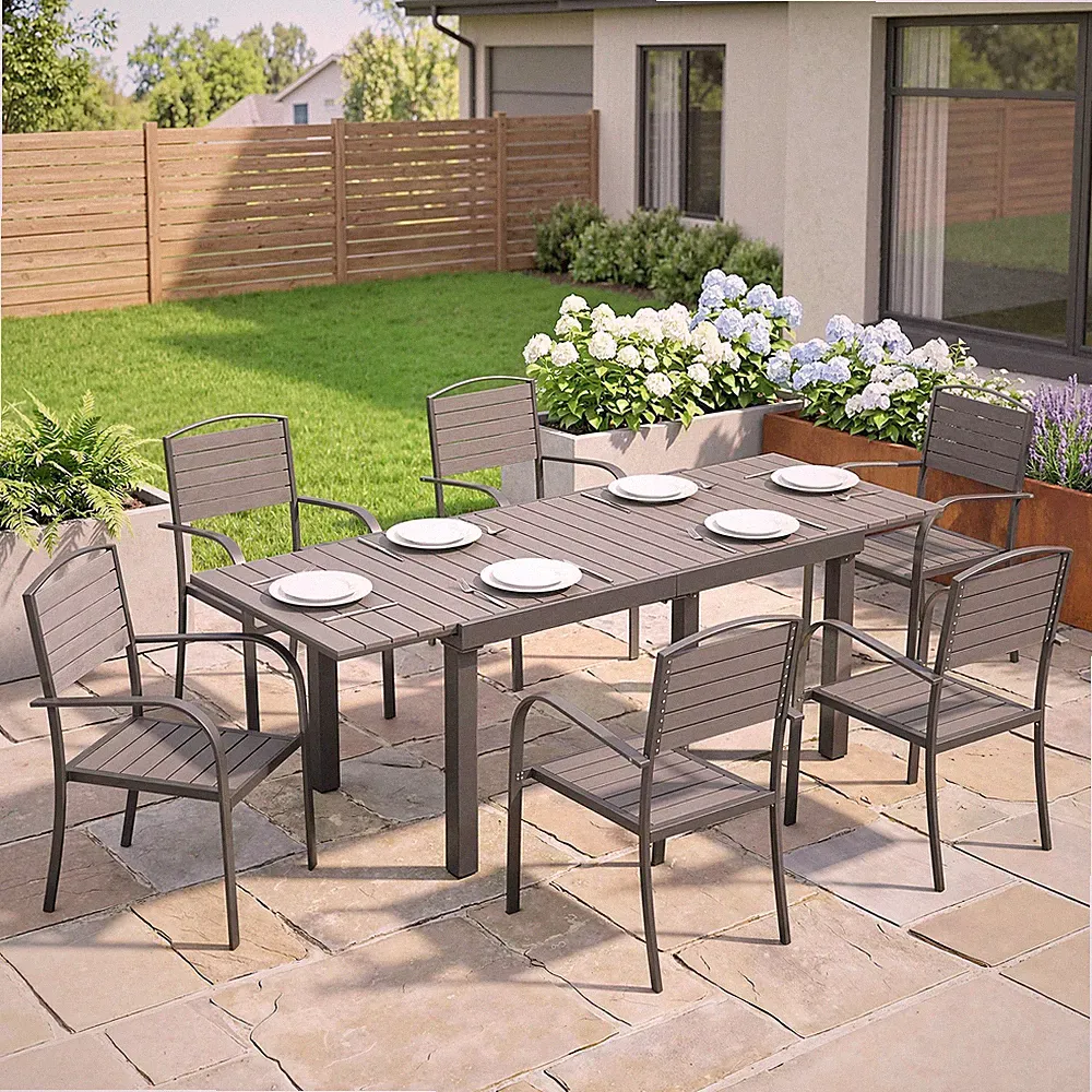 gartentisch ausziehbar 6 stühle