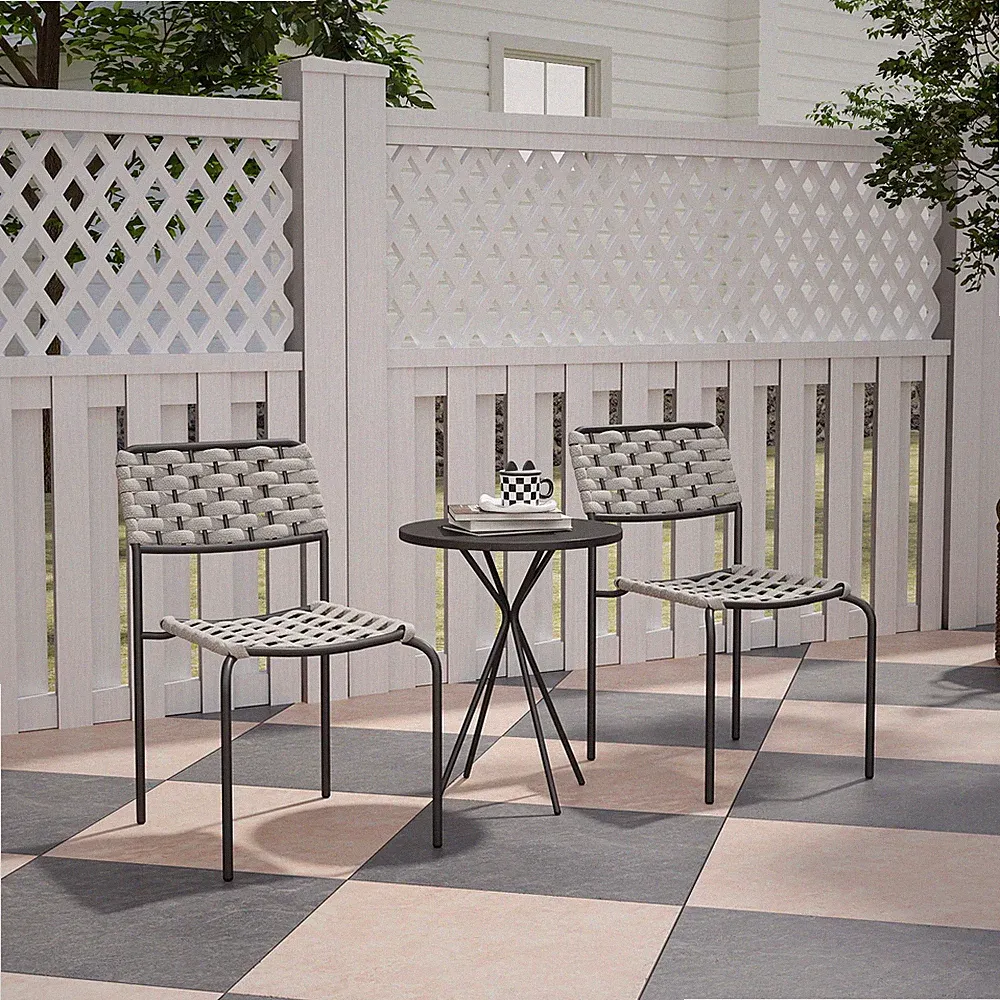 Polyrattan Gartenmöbel Set Outdoor Lounge Balkonmöbel für 2 Personen Refurbished