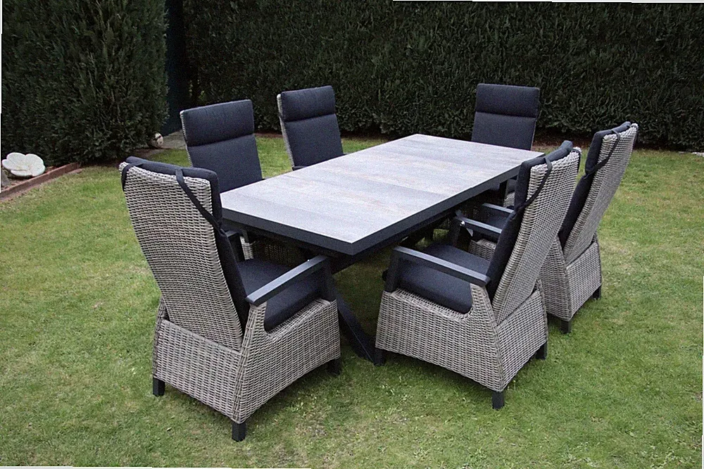 Polyrattansitzgruppe Gartengarnitur Gartenmöbel Set Sitzgruppe Gartensitzgruppe