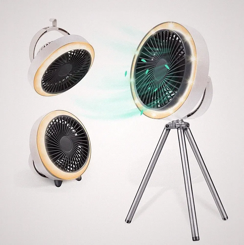 Qubuss Outdoor Ventilator Tragbar: Mit Stativ für Garten und Tisch