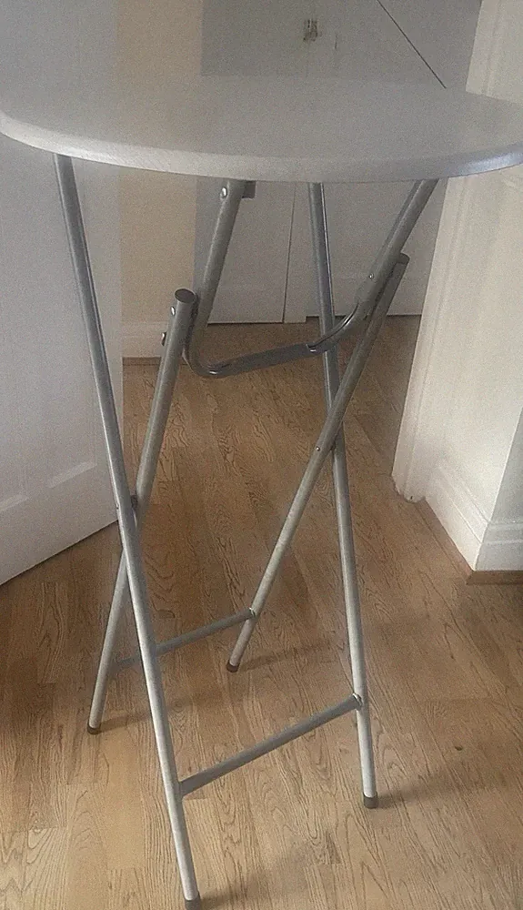 Runder Bistro Stehtisch Bar Kneipe Party Cafe Garten Terrasse Ø80cm DIY klappbar