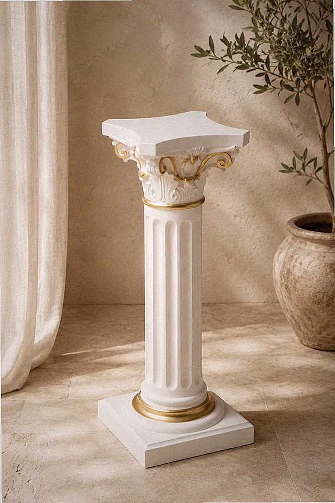 Säule Antik Barock Säulen H75 cm Blumensäule Tisch Tische 1037-108