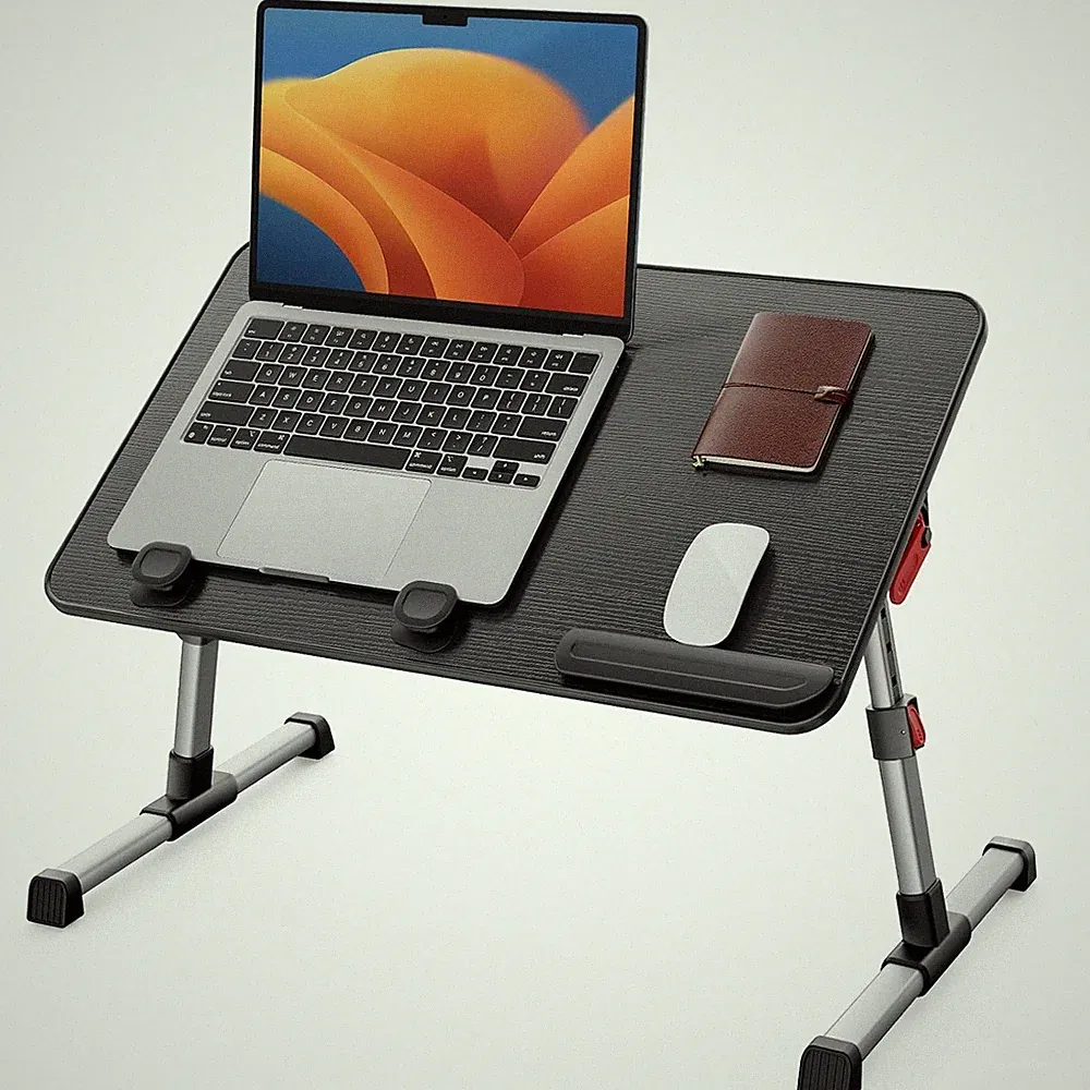 SAIJI Höhenverstellbarer Betttisch 4 Winkel 17 Zoll Laptop 6