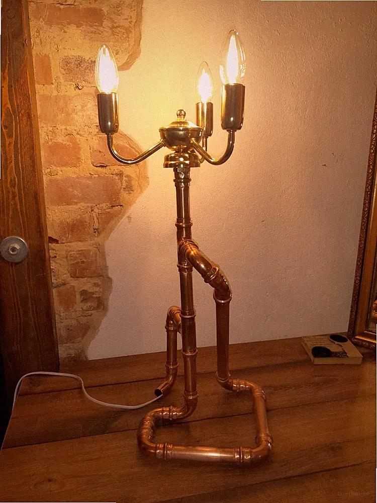 Schreibtischlampe Retro Tischleuchte Bürolampe Artdeco Tischlampe Kunst Leuchte