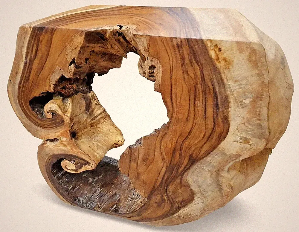 Sideboard Suar Holz Baumscheibe Massivholz Unikat Akazie Konsolentisch Thailand
