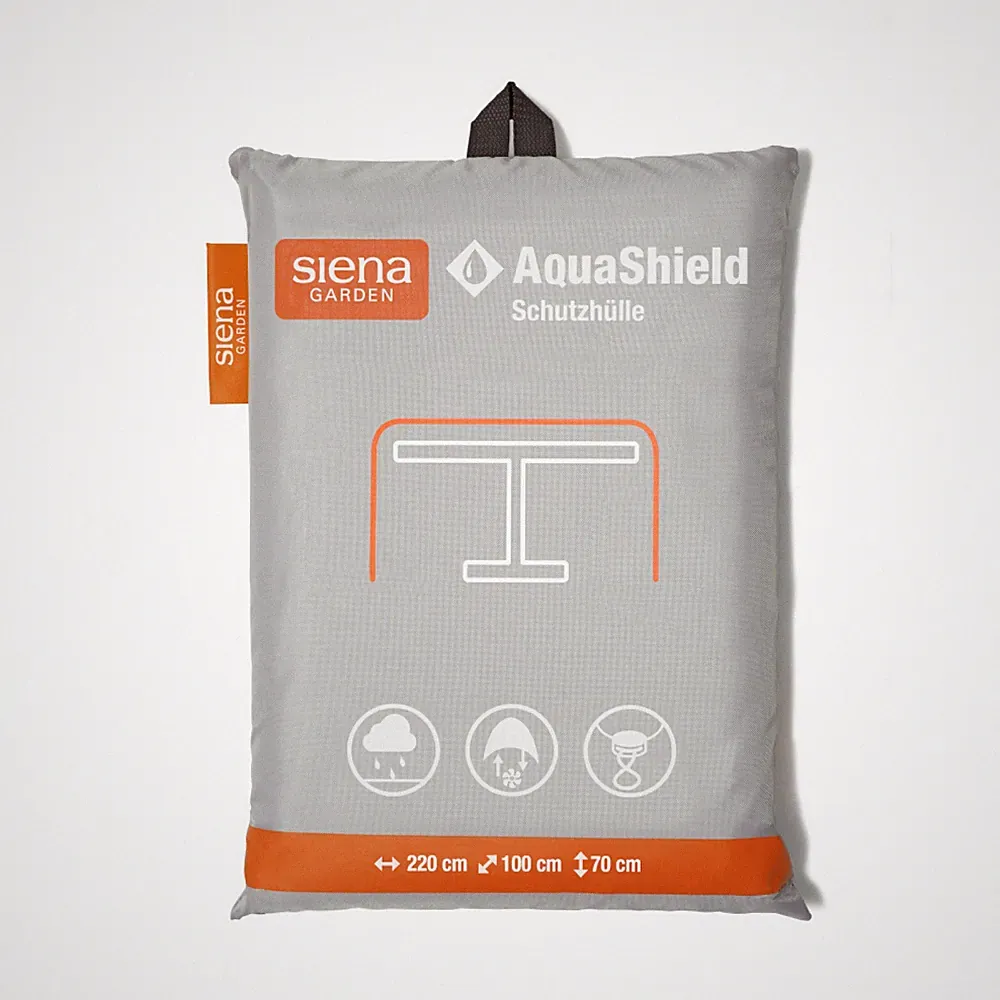 Siena Garden AquaShield Tischhülle - hellgrau, Polyester
