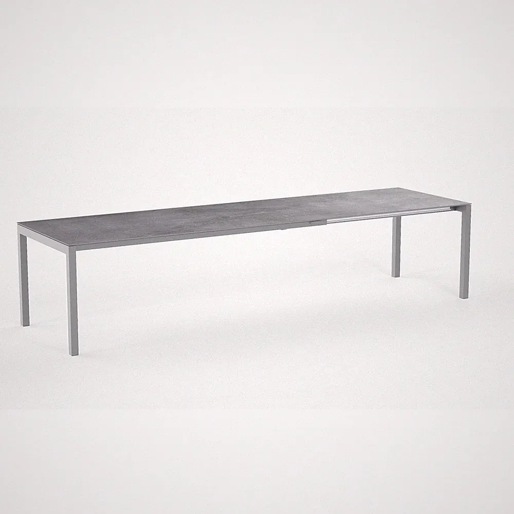 SIT Mobilia Gartentisch Etna ausziehbar Edelstahl 210/270/330x95 cm