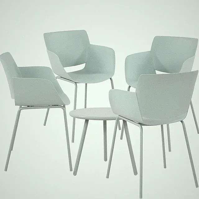 Sitzgruppe Minota für Garten Tisch Minot Stühle Alpena UV-beständig wetterfest