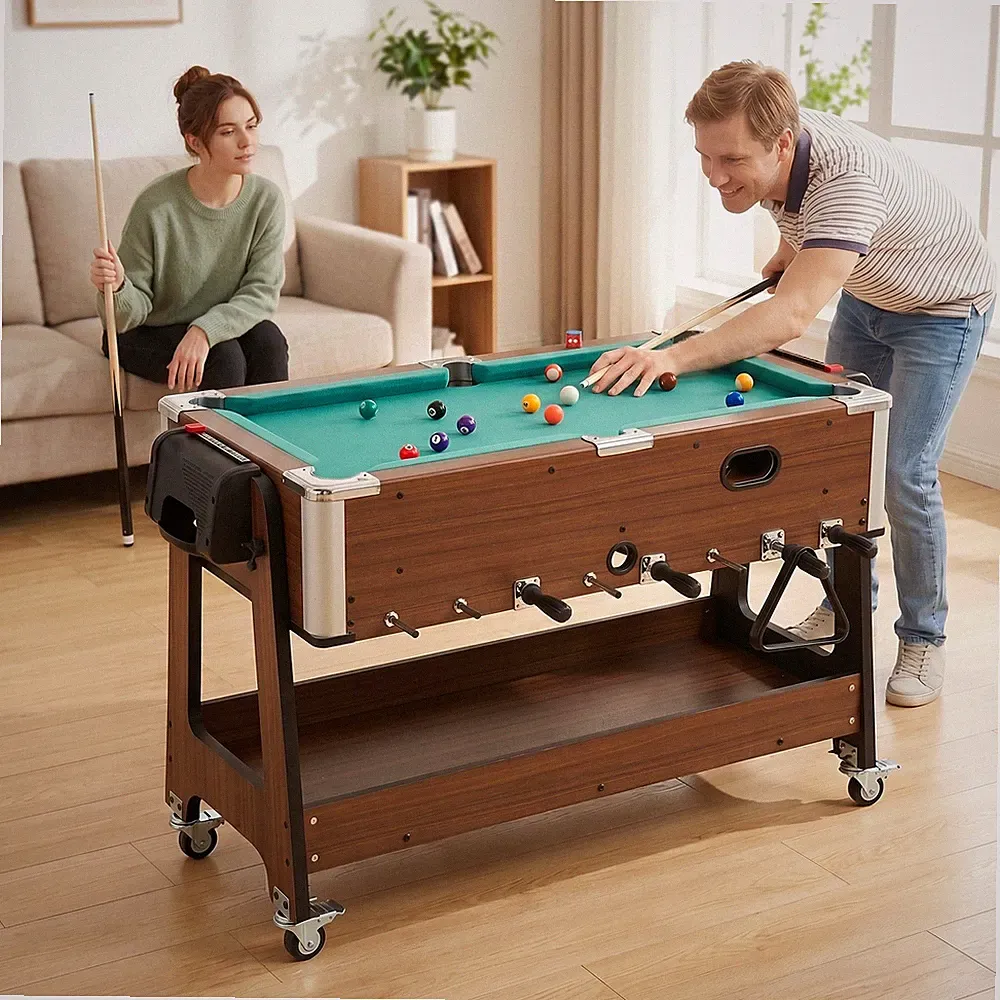 SPORTNOW 3-in-1 Multi Spieltisch drehbar Multifunktionstisch für Spielzimmer