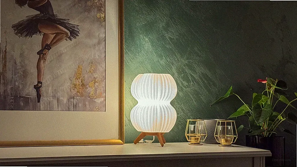 Stilvolle Designer-Tischlampe im skandinavischen Look – Minimalistisch, Modern
