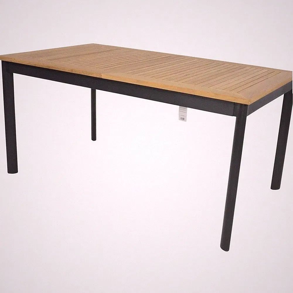 Tafel Gartentisch Ausziehtisch Monza anthrazit 152/210x89cm Teak