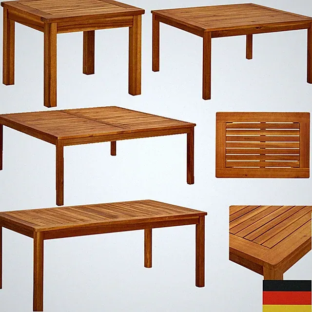 Teak Massiv Gartentisch Esstisch Terrassentisch Holztisch Balkon mehrere Auswhal