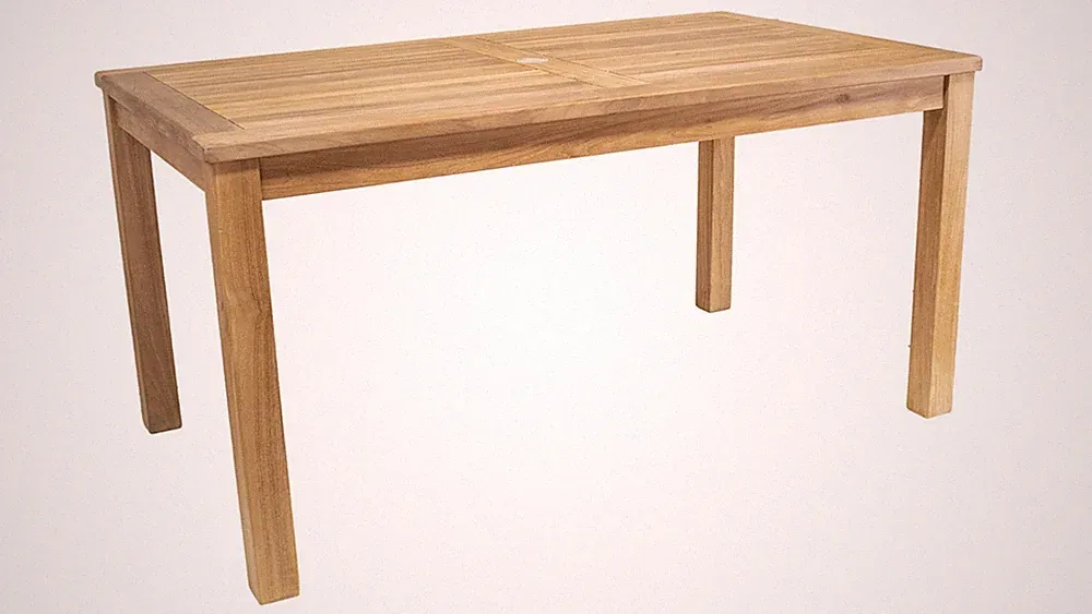 Teak Tisch Beine 7cm 150x 90cm Kernholz 3066 Sonderangebot statt 589 nur 469,00