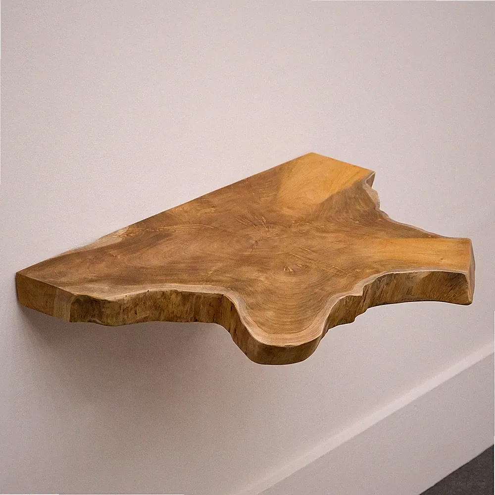 Teakholz Waschtischplatte 60 cm Bad Garten Holzplatte Unterschrank wohnfreuden