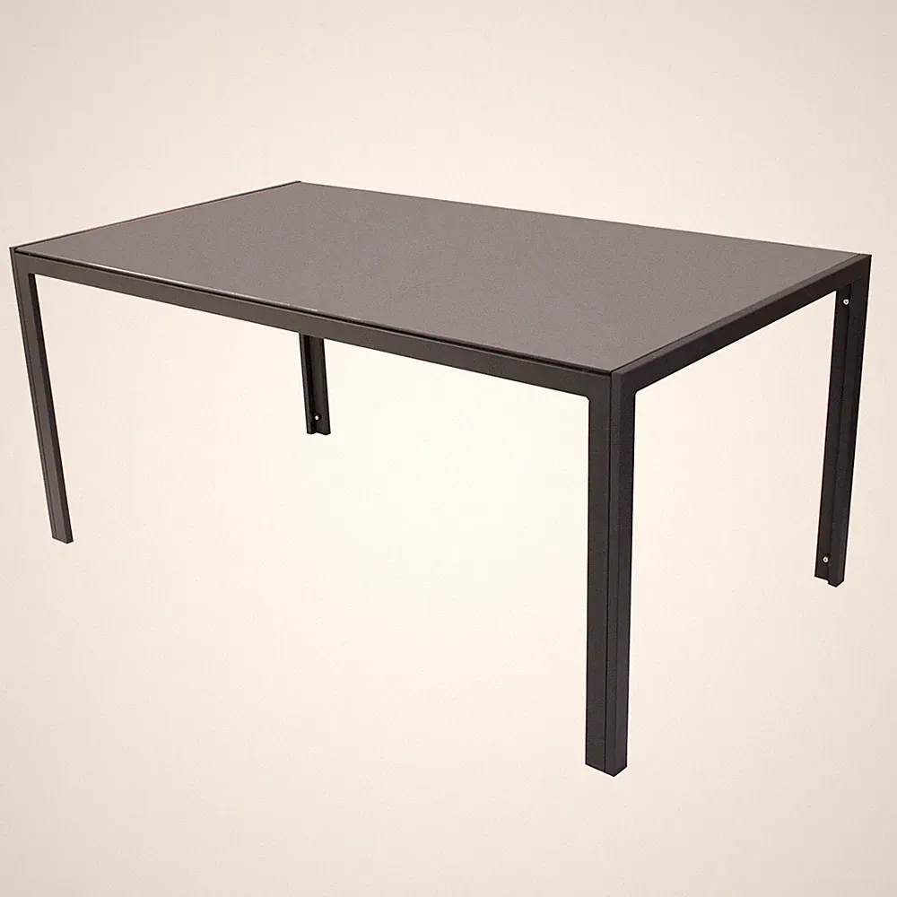 Tisch Esstisch Gartentisch Terrassentisch Gartenmöbel Glastisch Balkon 160x90cm