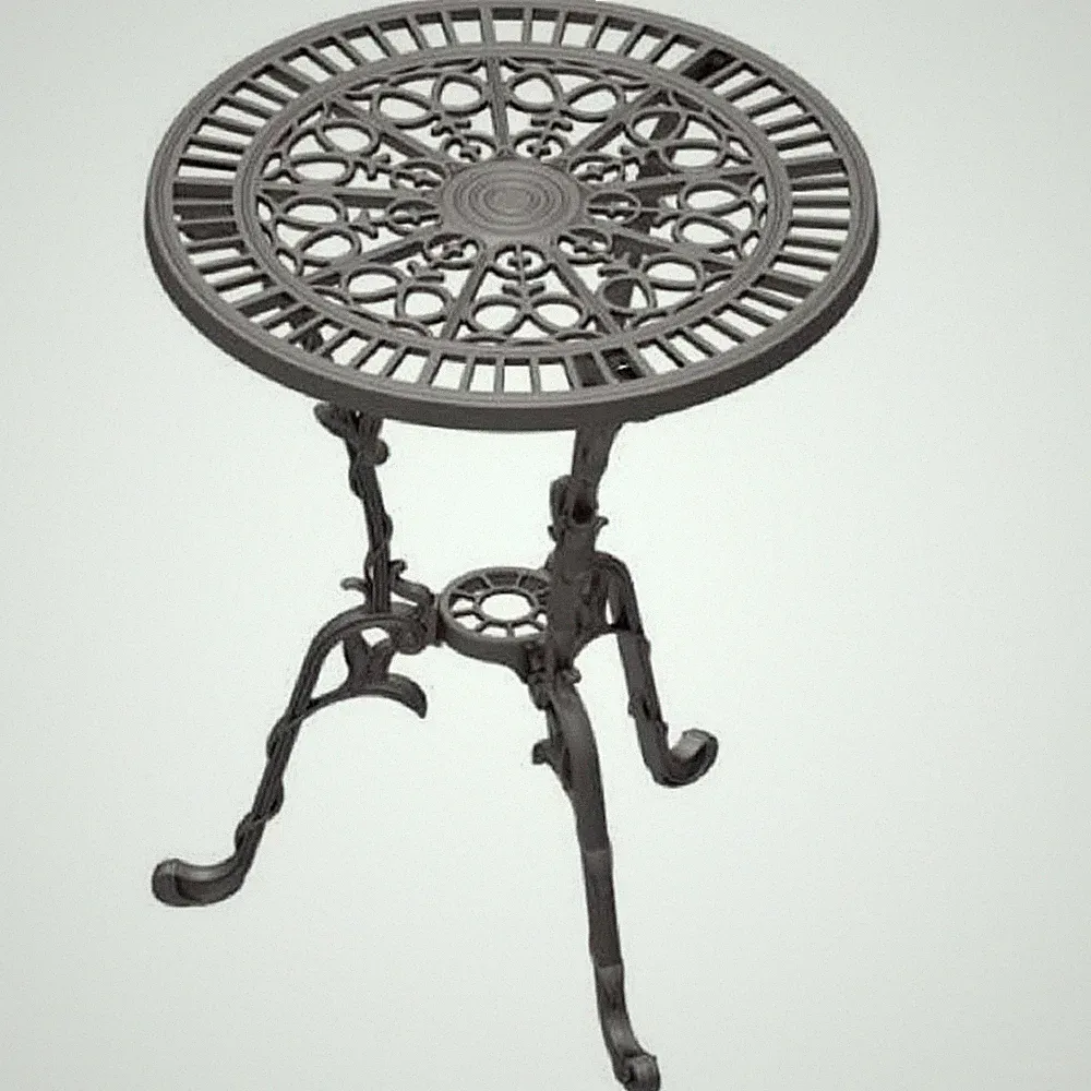 Tisch Gartentisch Balkontisch Romantik Terrassentisch Kaffeetisch Gusseisen 56cm