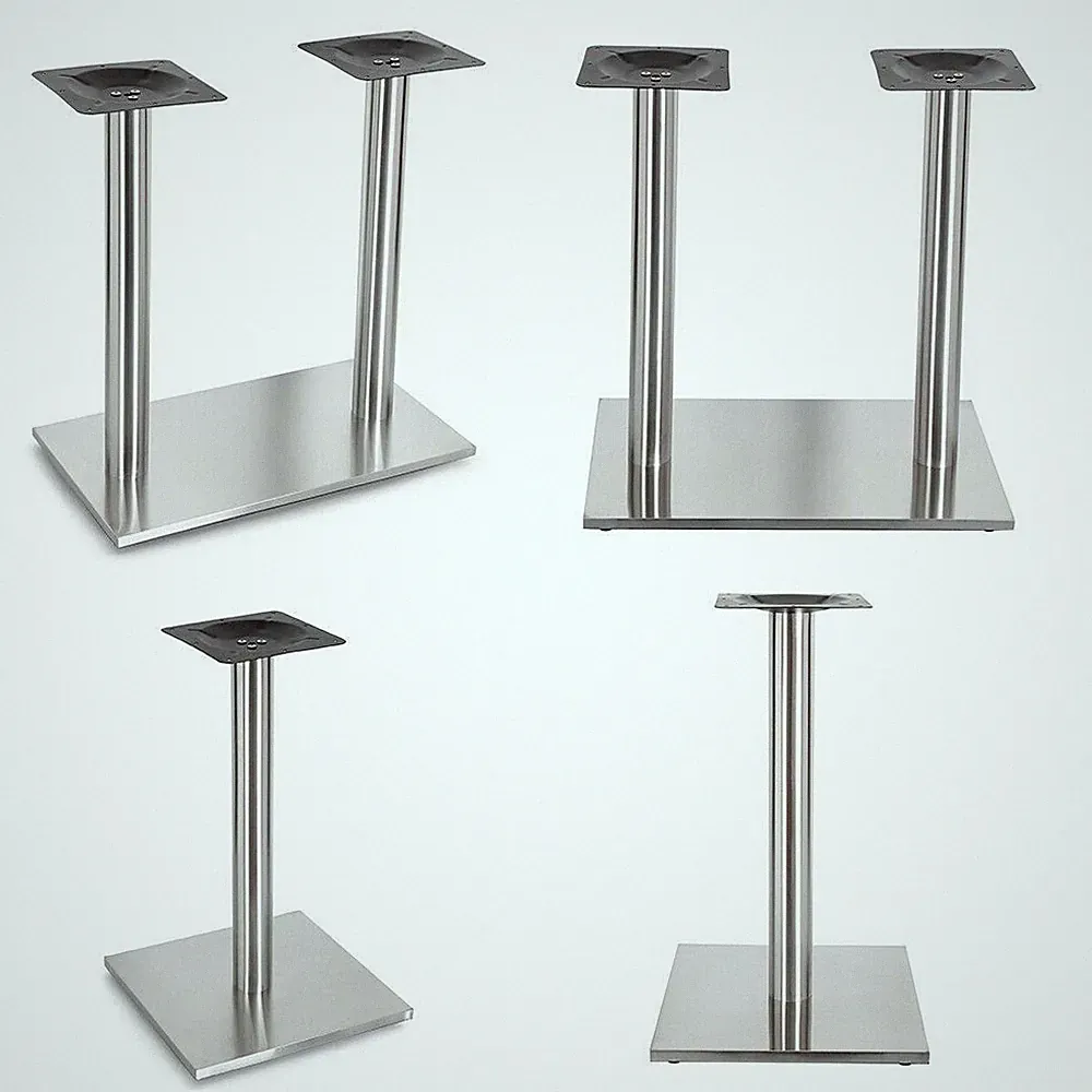 Tischbein Edelstahl Tischkufen Set Hairpin Tischfüße Lautsprecherständer Säule