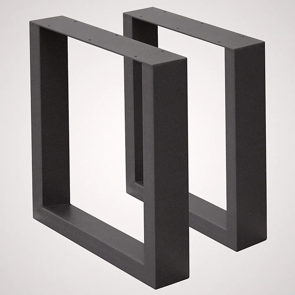 Tischbeine Tischkufen Tischgestell Bankkufen Bankbeine Stahl 30x43 cm Anthrazit