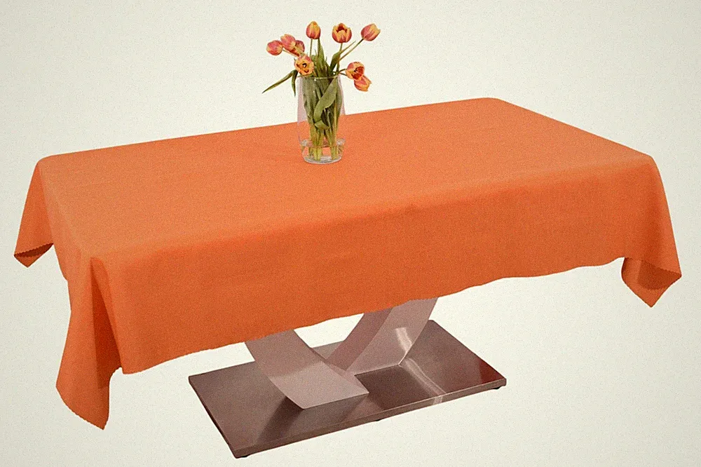 Tischdecke abwaschbar Leinenoptik Gartentischdecke rechteckig rund wasserabweise