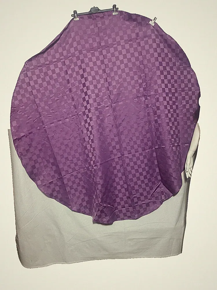 Tischdecke Garten Balkon Terrasse Tischdecke Rund 160cm Violett NEU