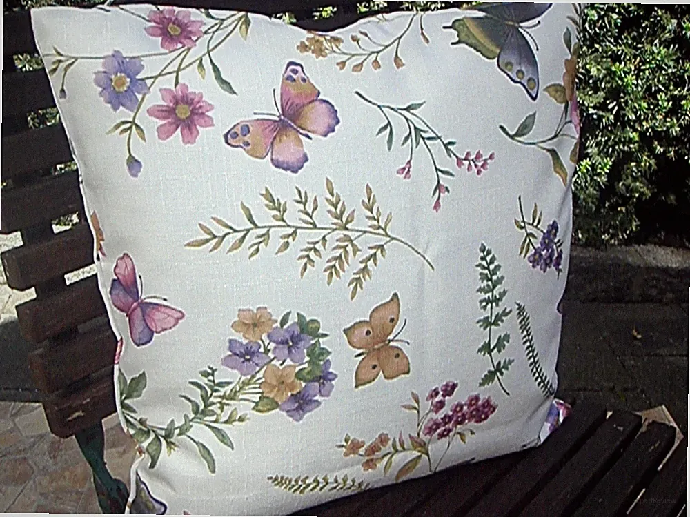 Tischdecke Schmetterlinge Druck Garten/Terrasse Rund Oval Eckig Creme/Bunt 5064