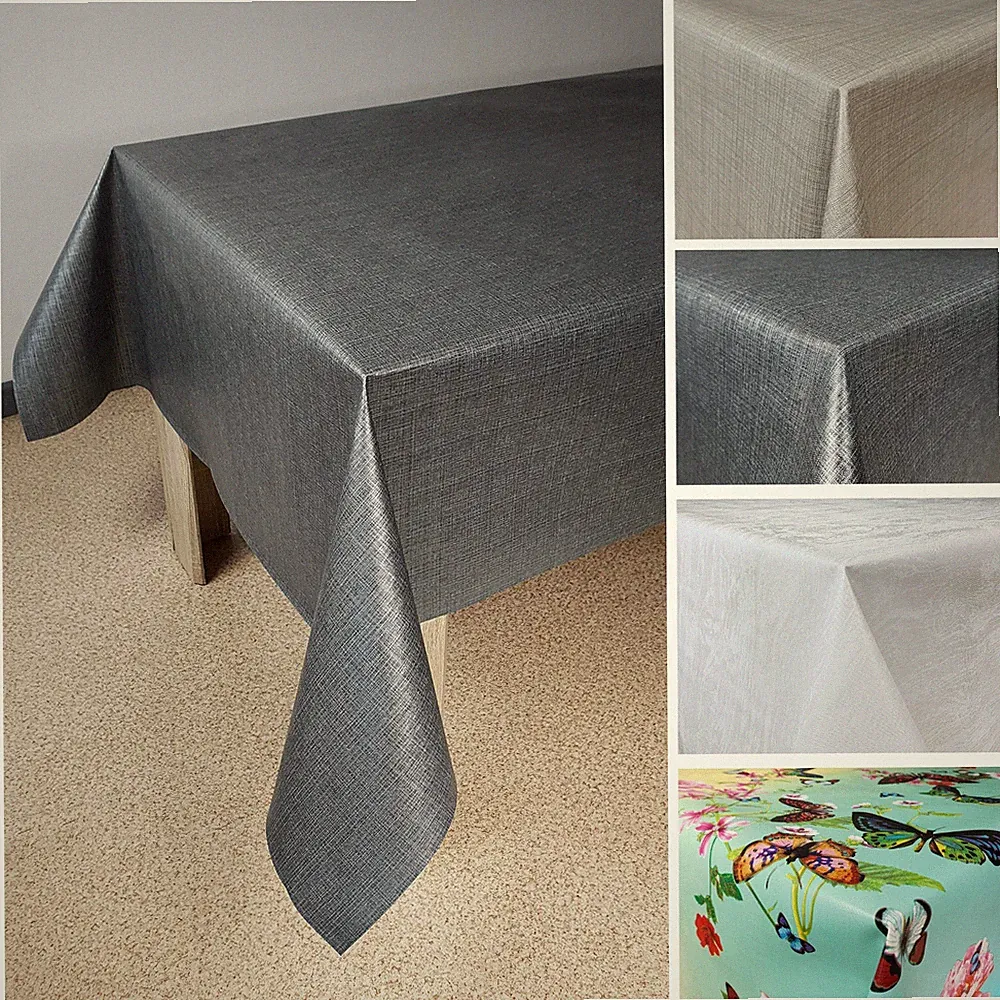 Tischdecke Wachstischtuch PVC Wachstischdecke Abwaschbar Tischläufer Küche Tisch