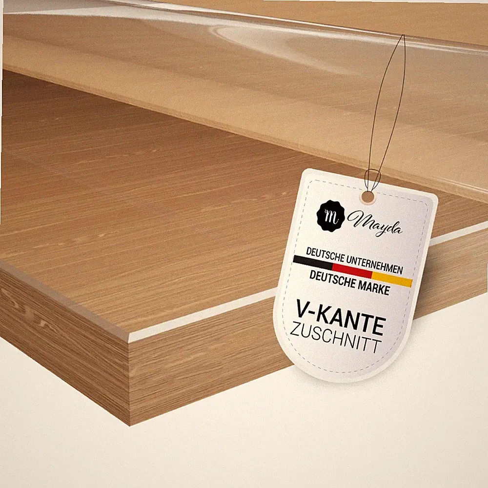Tischfolie 2mm Transparent Klar Tischdecke Tischschutz Tischmatte Abwaschbar PVC