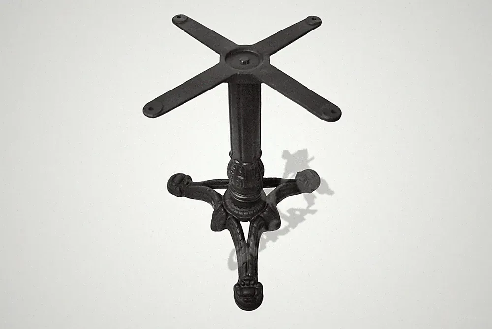 Tischgestell NrC01 Gartentisch Fuss Gusseisen Guss Tischbein für Gastgewerbe Bar