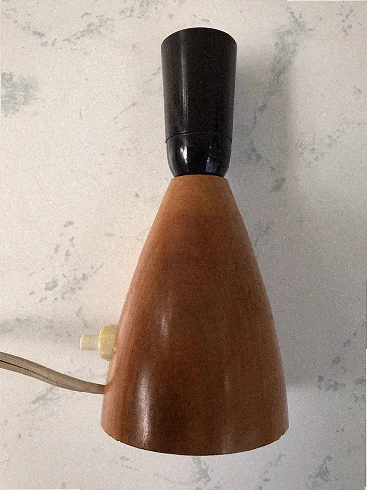 Tischleuchte Original 1960er mit E14 Fassung | table lamp, original 1960ies E14