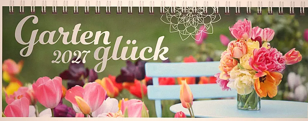 Tischquerkalender Gartenglück 2027 | Korsch Verlag | Deutsch | Kalender | 128 S.