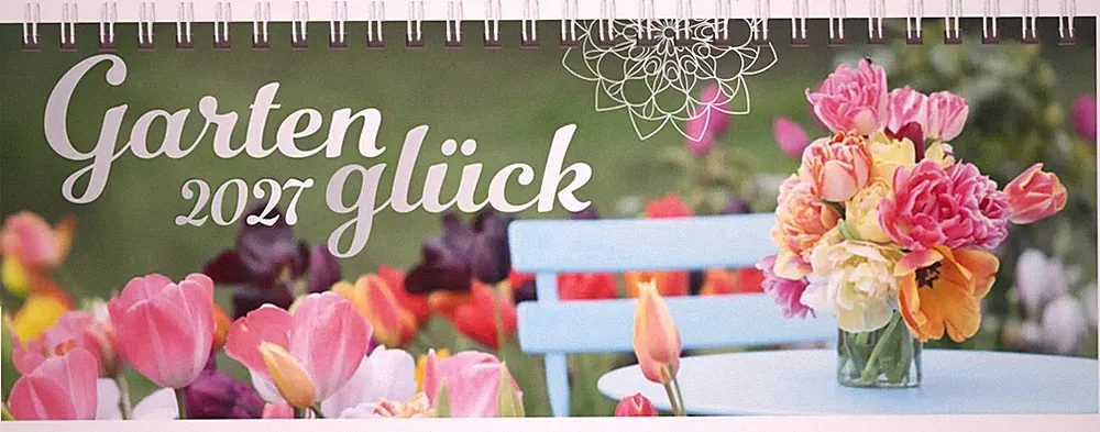 Tischquerkalender Gartenglück 2027 | Korsch Verlag | Kalender | 128 S. | Deutsch