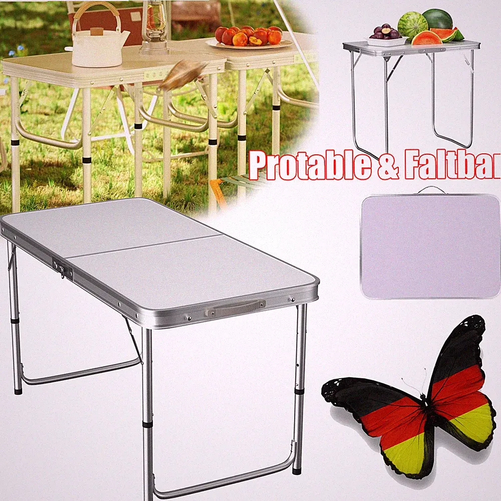 Tragbar Klapptisch Klappbar Buffettisch Esstisch Gartentisch Campingtisch Tisch