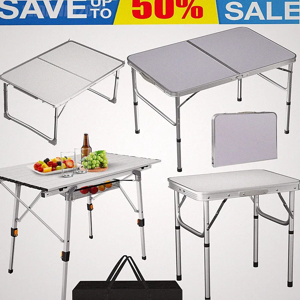 Tragbarer Alu Tisch Klapptisch Campingtisch Balkontisch Gartentisch Klappbar