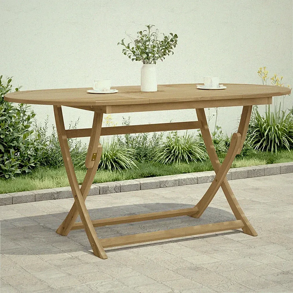 VidaXL Gartentisch Klappbar 160x85x75 Cm Massivholz Akazie