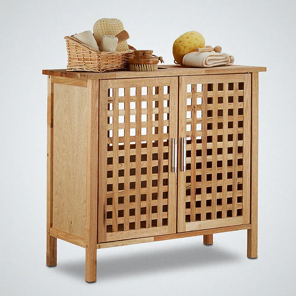 Waschbeckenunterschrank walnuss Waschtischunterschrank Badezimmerschrank
