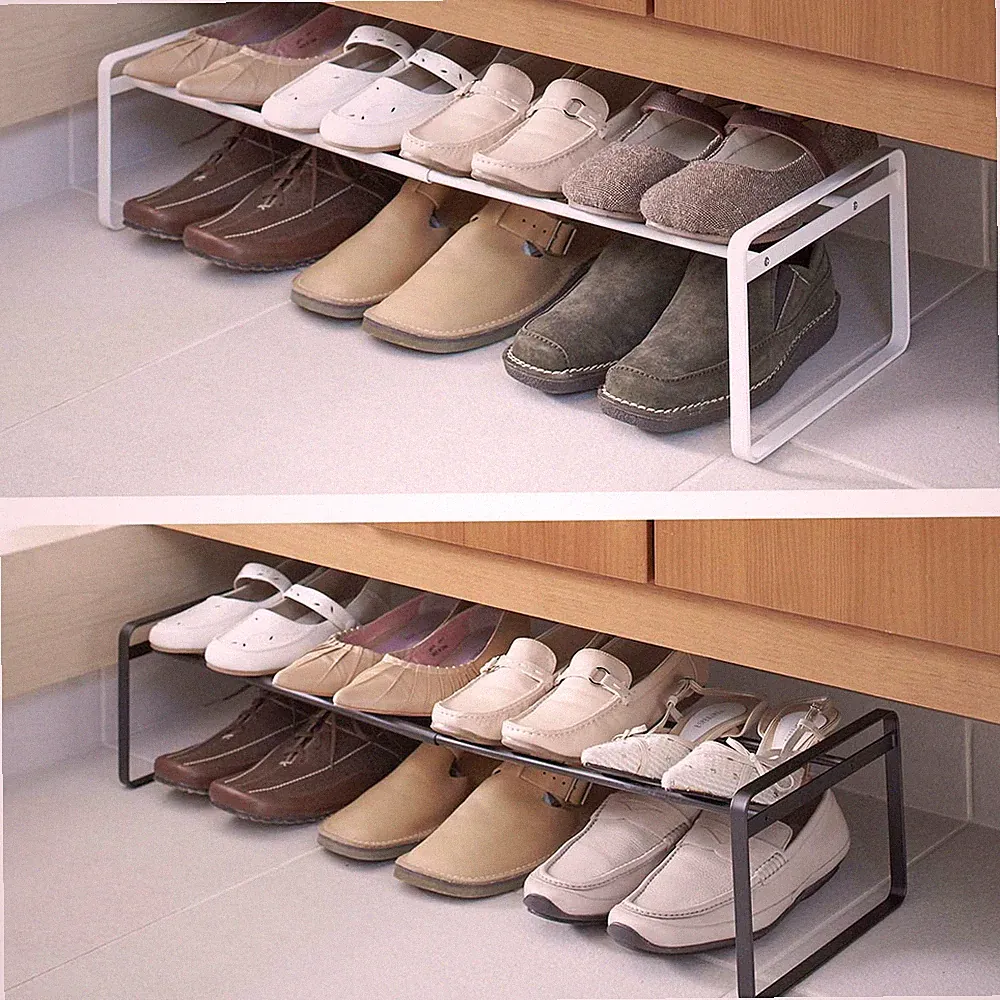 Yamazaki Schuhregal mit 1 Ablage ausziehbar für 3-5 Paar minimalistisch